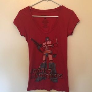 Transformers Vintage Vneck Tee